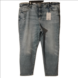 NWT  eunina Tobi super high rise Mom jean crop . Size 2XL. Great gift!